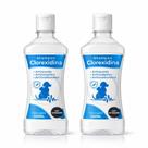 Kit 2 Shampoo Clorexidina Para Dermatite Seborréia Pet 500ml