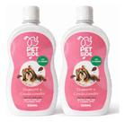 Kit 2 Shampoo & Condicionador Pet Shitzu Lhasa Apso Maltês Aloe Vera