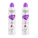 Kit 2 shampoo fun limpeza cabelos liso 240 ml bio extratus