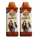Kit 2 Shampoo Good Horse Vitamina A 700ml Crescimento e Fortalecimento Rápido 100% Original