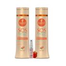 Kit 2 Shampoo Haskell Pós-Sol S.O.S Verão Limpeza suave 300ml + Presente Lourre 15ml