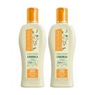 Kit 2 Shampoo Iluminador Camomila 250ml Bio Extratus