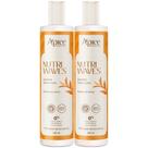 Kit 2 Shampoo Limpeza Suave Apse Apice Nutri Waves Tratamento Vegano Sem Sulfato Curvaturas 300ml