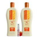 Kit 2 Shampoo Mel Nutritivo Bio Extratus 500 ml + Presente Lourre 15ml