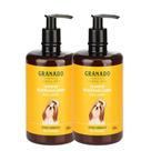 Kit 2 Shampoo Pet Cães 500ml Desembaraçador Pelos Longos Granado Kit 2 Shampoo Pet Cães 500ml Desembaraçador Pelos Longos Granado