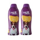 Kit 2 Shampoo Pet Clean PetClean 5X1 Cachorro Gato
