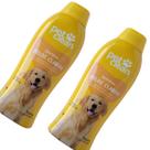 Kit 2 Shampoo Pet Clean PetClean Pelos Claros Cachorro Gato