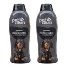 Kit 2 Shampoo Pet Clean PetClean Pelos Escuros Cachorro Gato