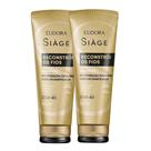 Kit 2 Shampoo Reconstrução Reparação Reconstrói Os Fios Restauração 250ml Eudora Siàge Kit 2 Shampoo Reconstrução Reparação Reconstrói Os Fios Restauração 250ml Eudora Siàge