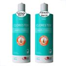 Kit 2 Shampoo Xampu Cloresten 500ml Agener União Cães Gatos