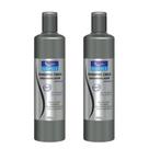 Kit 2 Shampoos Cinza Desamarelador Cabelos Brancos Louros ou Grisalhos Nupill 300ml