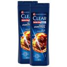 Kit 2 Shampoos Clear Men Anticaspa Queda Control 400ml Kit 2 Shampoos Clear Men Anticaspa Queda Control 400ml