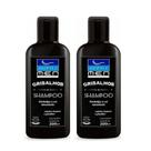 Kit 2 Shampoos Masculino Cabelos Brancos e Grisalhos Nautraliza cor Amarelada Nupill 200ml
