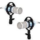 Kit 2 Shock Mount P/ Microfone Condensador Suporte Aranha