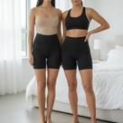 Kit 2 Short Calcinha Modeladora Sem Costura Cintura Alta
