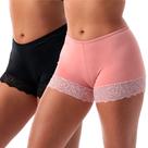 Kit 2 Short Íntimo Com Renda Fristyle Segunda Pele Feminina