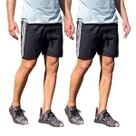 Kit 2 Short Masculino Bermuda Tactel Treino Academia
