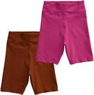 Kit 2 Short Menina Infantil Treino Roupa Ginástica Infantil Esporte Moda Fitness