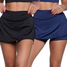 KIT 2 Short Saia Curto Fitness WLS Modas Roupa Para Academia Treino Tapa Bumbum Moda Feminina KIT 2 Short Saia Curto Fitness WLS Modas Roupa Para Academia Treino Tapa Bumbum Moda Feminina