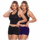 Kit 2 Shortinho Biquíni Regulagem Empina Bumbum Calcinha Bionda