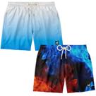 Kit 2 Shorts Banho Masculino Surf Boardshort Praia Verão Moda Fitness Tactel Kit 2 Shorts Banho Masculino Surf Boardshort Praia Verão Moda Fitness Tactel