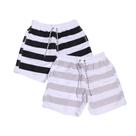 Kit 2 Shorts Bermuda AMGK Praia Tactel Liso Masculino