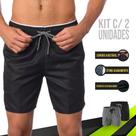 KIT 2 Shorts Bermudas Academia Treino Corrida Masculina TACTEL GROSSO ELITE 721