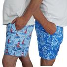 Kit 2 Shorts Masculino Mauricinho Moda Praia em Poliéster - Conforto e Estilo para Dias de Verão