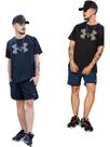 Kit 2 Shorts Masculino Praia Verao Tactel Com Elastano 398