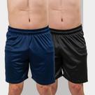 Kit 2 Shorts Masculinos Dry Fit Esportivo para Futebol - Bermuda Leve e Confortável, Para Treino, Ac