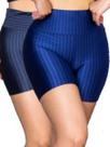 Kit 2 Shorts Plus Size Feminino Cirrê 3D G1