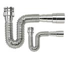 Kit 2 Sifão Flexível Multiuso Pvc Tigre Universal Cromado