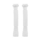 Kit 2 Sifão Pia Banheiro Cozinha Flexível Universal Sanfonado Corrugado Esgoto Branco Iguatemi Sink Kit 2 Sifão Pia Banheiro Cozinha Flexível Universal Sanfonado Corrugado Esgoto Branco Iguatemi Sink