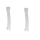 Kit 2 Sifão Sanfonado Flexível Multiuso Universal Branco Kit 2 Sifão Sanfonado Flexível Multiuso Universal Branco