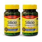 Kit 2 Silício com Vitaminas A C D e E 500mg 60 cápsulas Maxinutri Kit 2 Silício com Vitaminas A C D e E 500mg 60 cápsulas Maxinutri