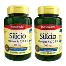 Kit 2 Silício Vitaminas ACDE 60 Capsulas Maxinutri