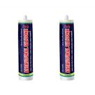 Kit 2 Silicone Estrutural Sbrix Cartucho 400G Cor Preto Preto