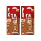 Kit 2 Silicone Ultra 5920 Copper Loctite 55 Gramas Vedação Alta Temperatura Resistente A Vazamentos Para Tubulações Motores E Equipamentos Industriais
