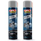 Kit 2 Silicones Aerossol Multiuso Perfumado Aqua Proauto 321ml