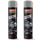 Kit 2 Silicones Aerossol Multiuso Perfumado Carro Novo Proauto 321ml