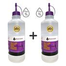 Kit 2 Silicones Lubrificante 1 Litro Esteira Ergométrica Profissional