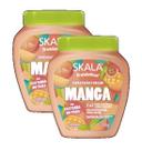 kit 2 Skala Creme de Tratamento 2 em 1 Manga e Castanha do Pará 1Kg