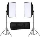Kit 2 Softbox 50x70 Bivolt com Tripé e Bolsa de Transporte