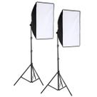 Kit 2 Softbox 50x70 Bivolt + Tripé