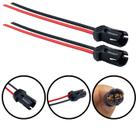 Kit 2 Soquetes T10 Pingo com Chicote Universal Para Lâmpada LED e Halógena Kit 2 Soquetes T10 Pingo com Chicote Universal Para Lâmpada LED e Halógena