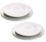 Kit 2 Sousplat De Aço Inox Mesa Jogo Americano 34cm Luxo Organização Decoração
