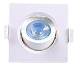 Kit 2 Spot Led Galaxyled 7w 6500k Quadrado Biv Embutir