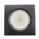 Kit 2 Spot Led Quadrado 5w Preto Branco Quente 3000K Bivolt