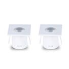 Kit 2 Spot Para Móvel Taschibra Pik Led Quadrado Branco Bivolt Kit 2 Spot Para Móvel Taschibra Pik Led Quadrado Branco Bivolt