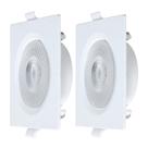 Kit 2 Spots LED Slim Quadrado 6W 3000K Blumenau